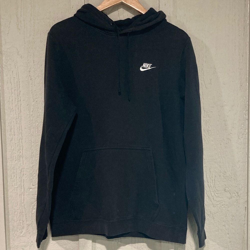 4/$20 Nike Hoodie in Black with White Logo
